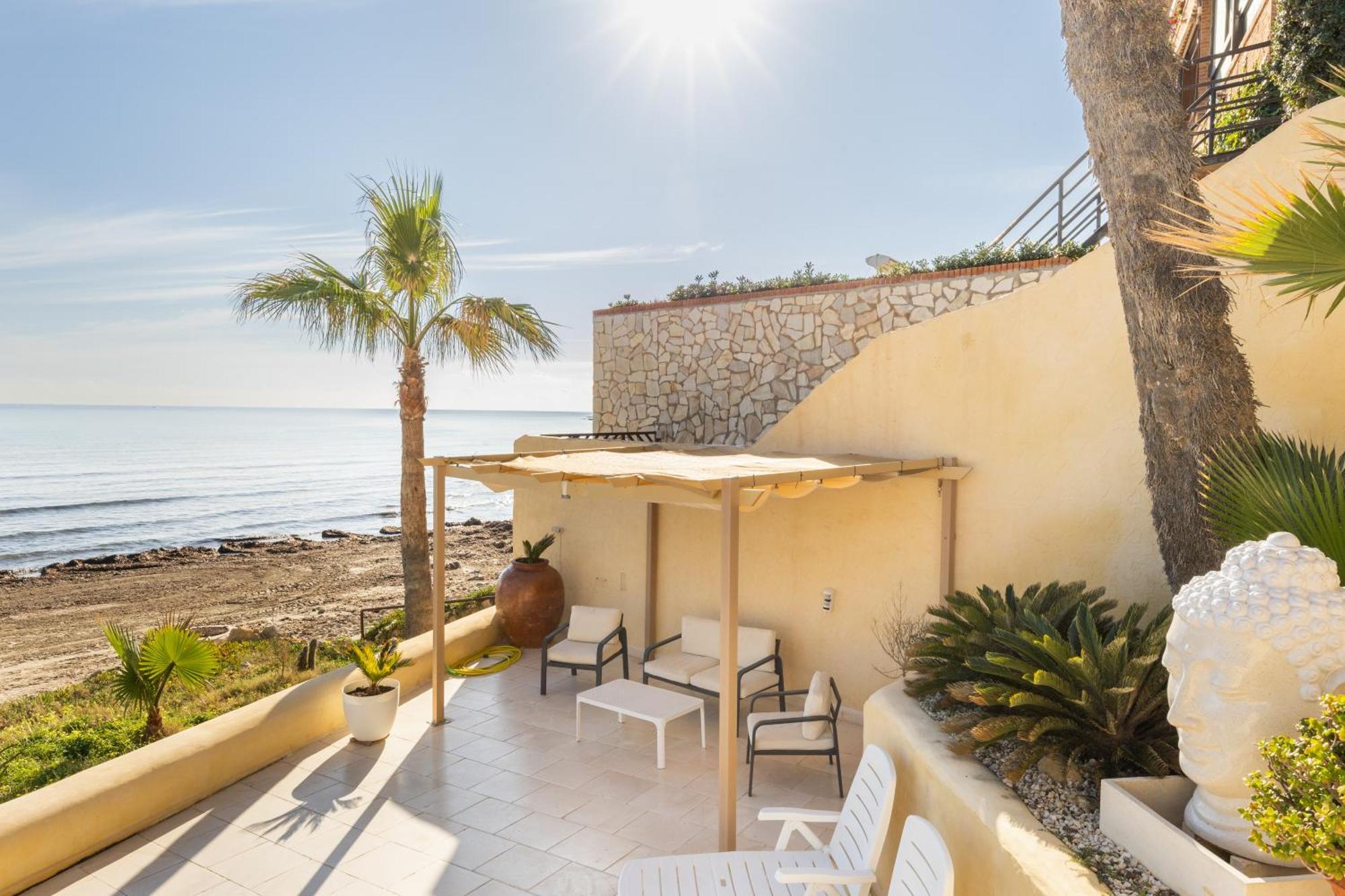 אליקאנטה Excepcional Apartamento Amanecer Al Borde De Playa Y Mar, En Chalet Roquetes מראה חיצוני תמונה