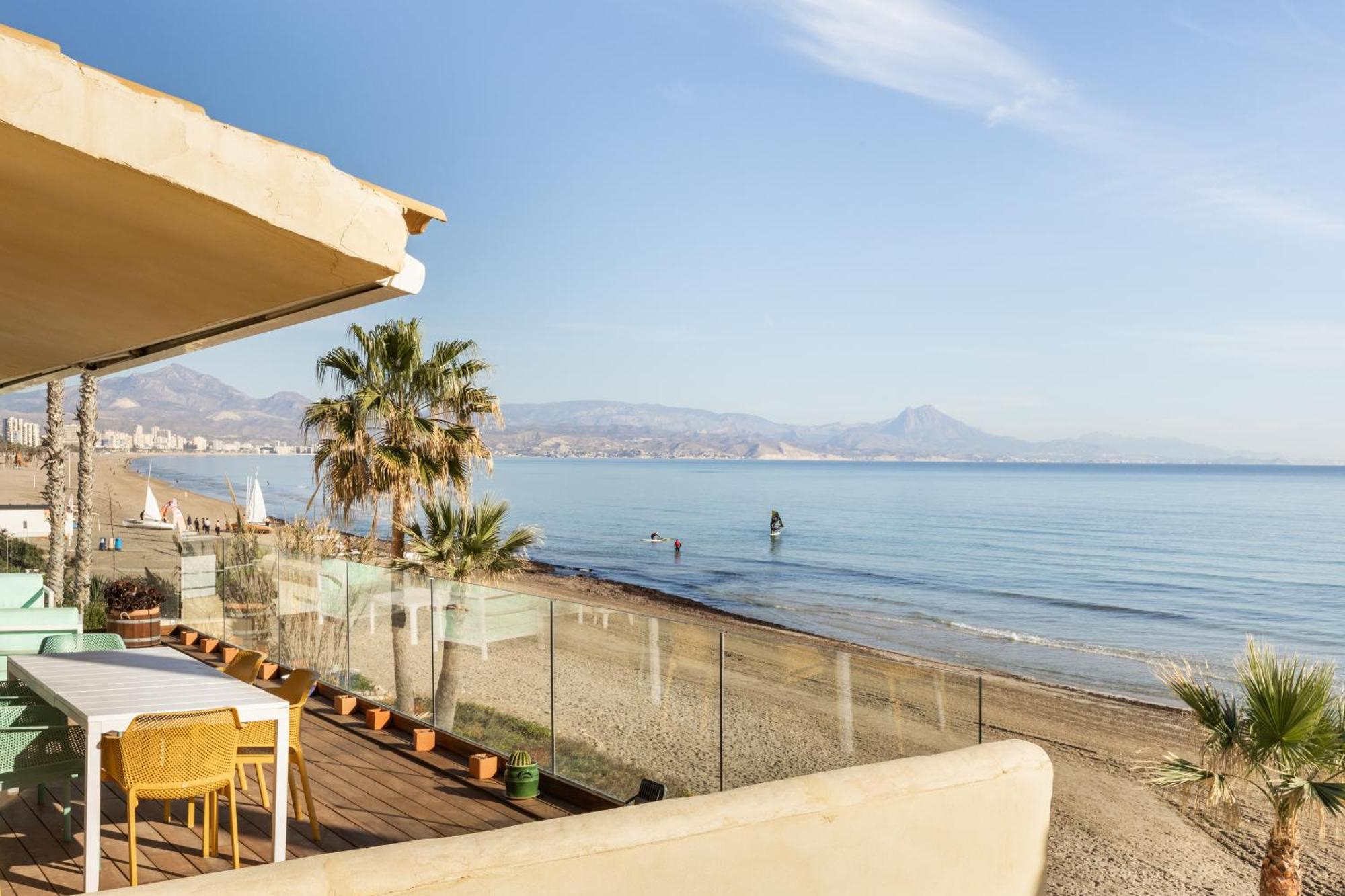 אליקאנטה Excepcional Apartamento Amanecer Al Borde De Playa Y Mar, En Chalet Roquetes מראה חיצוני תמונה
